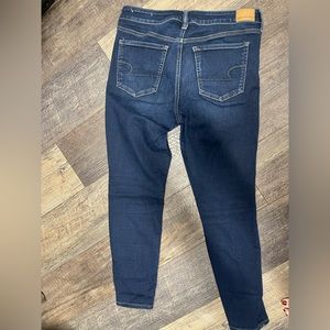 American Eagle next level stretch dark wash jeans